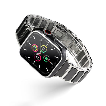 Apple Watch Case - MS - Black & Silver