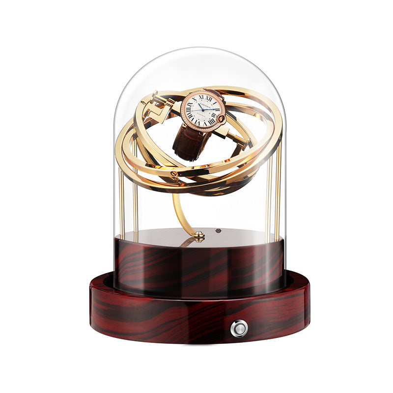 Tourner Gyroscopic Watch Winder Classic - Wood/ Gold